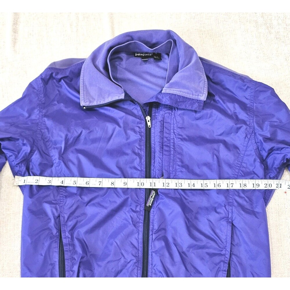 Patagonia Jacket Womens Medium Hooded Full Zip Windbreaker Outdoors Gorpcore - Picture 7 of 10